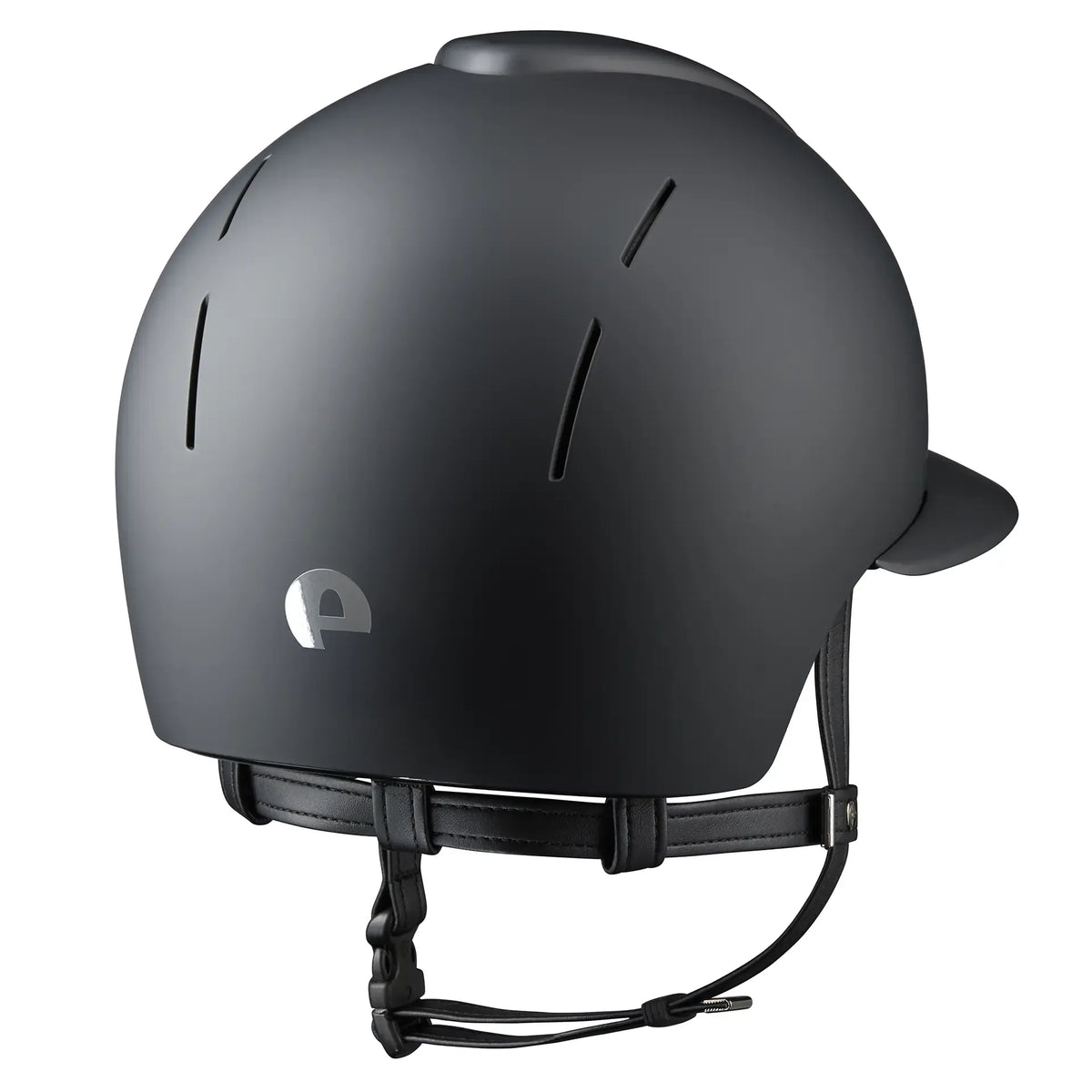 KEP Reithelm Smart Nova Textile Schwarz, Polo-Visier – Rückansicht