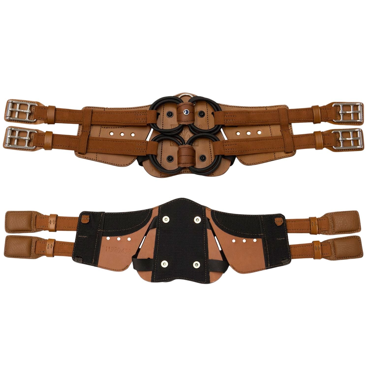 Stübben Equi-Soft saddle girth without padding tobacco