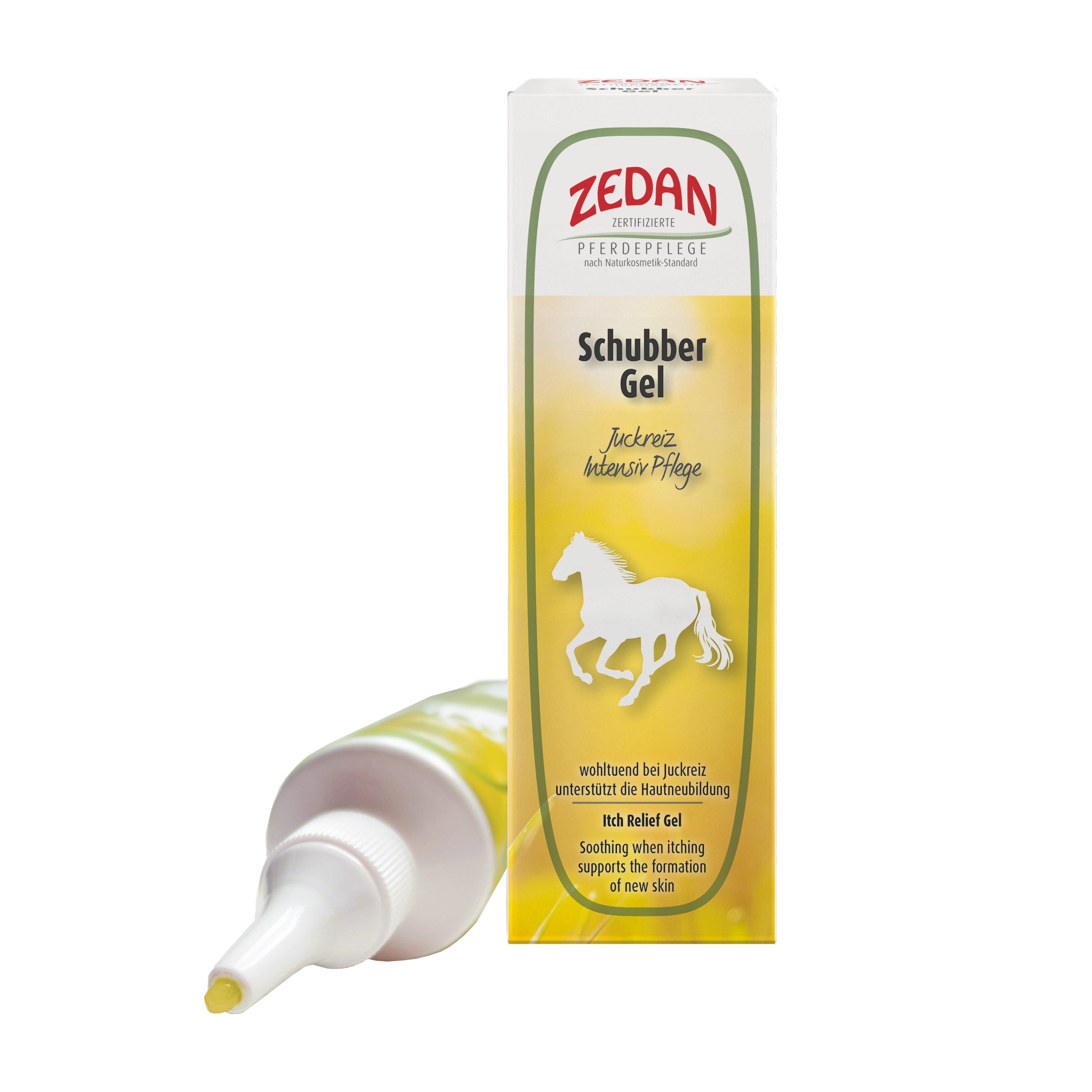 ZEDAN Schubber-Gel Juckreiz Intensivpflege für stark juckende Hautareale, sowie gereizte Haut