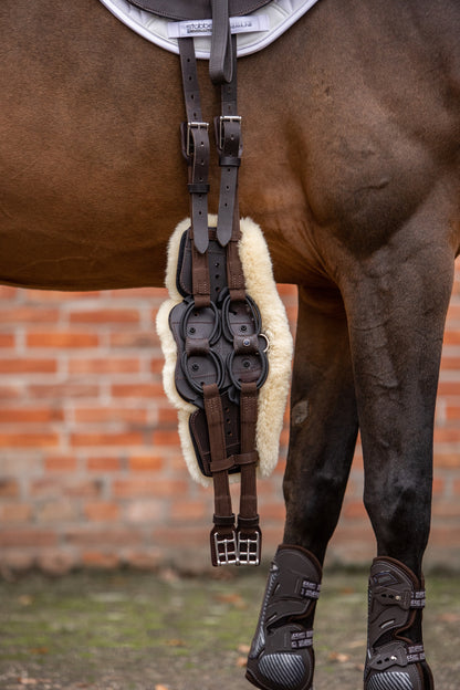 Stübben Equi-Soft® Polster by Mattes für Sattelgurt Lammfell hellgelb