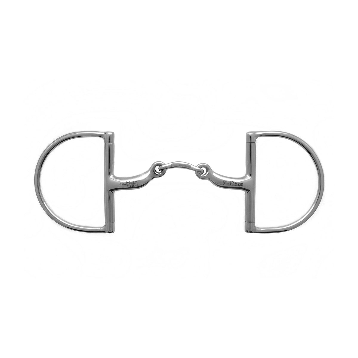 Stübben 2259 Anatomische D-Ring-Trense doppelt gebrochen aus Edelstahl