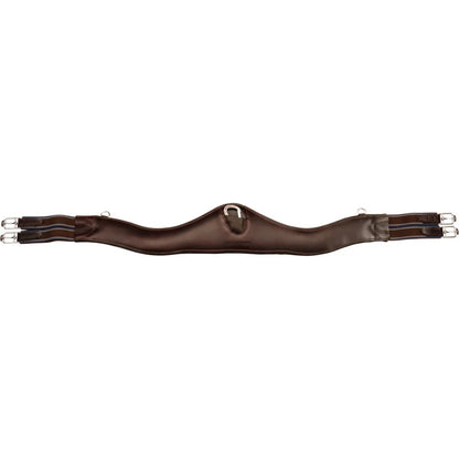 Stübben Leder-Sattelgurt Contour mit beidseitigem Elastikzug ebony
