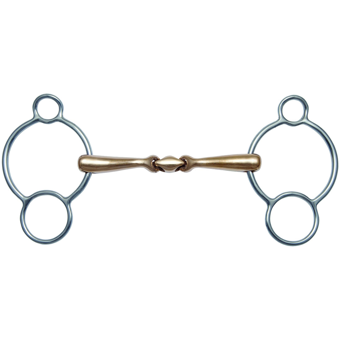 Stübben 2980 Quick Contact 3 Ring Trense Level 3 mit Sweet Copper Mundstück