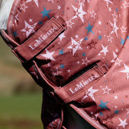 LeMieux Weidedecke Arika Star Turnout Rug mit Halsteil 100 g spiced earth