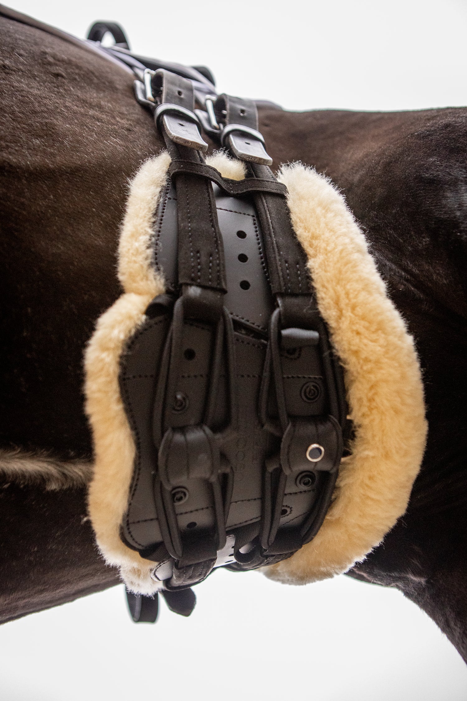 Stübben Equi-Soft® Polster by Mattes für Sattelgurt Lammfell hellgelb