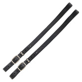 Stübben Mono de Luxe Steigbügelriemen aus hochwertigem Leder mit befestigtem Steigbügel, schnallenfrei im oberen Bereich für mehr Komfort am Oberschenkel und direkten Kontakt zum Pferd bei der Nutzung im Monosattel.