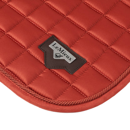 LeMieux Schabracke Loire Memory Satin Dressage Square sienna