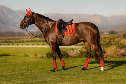 LeMieux Schabracke Loire Memory Satin Dressage Square sienna