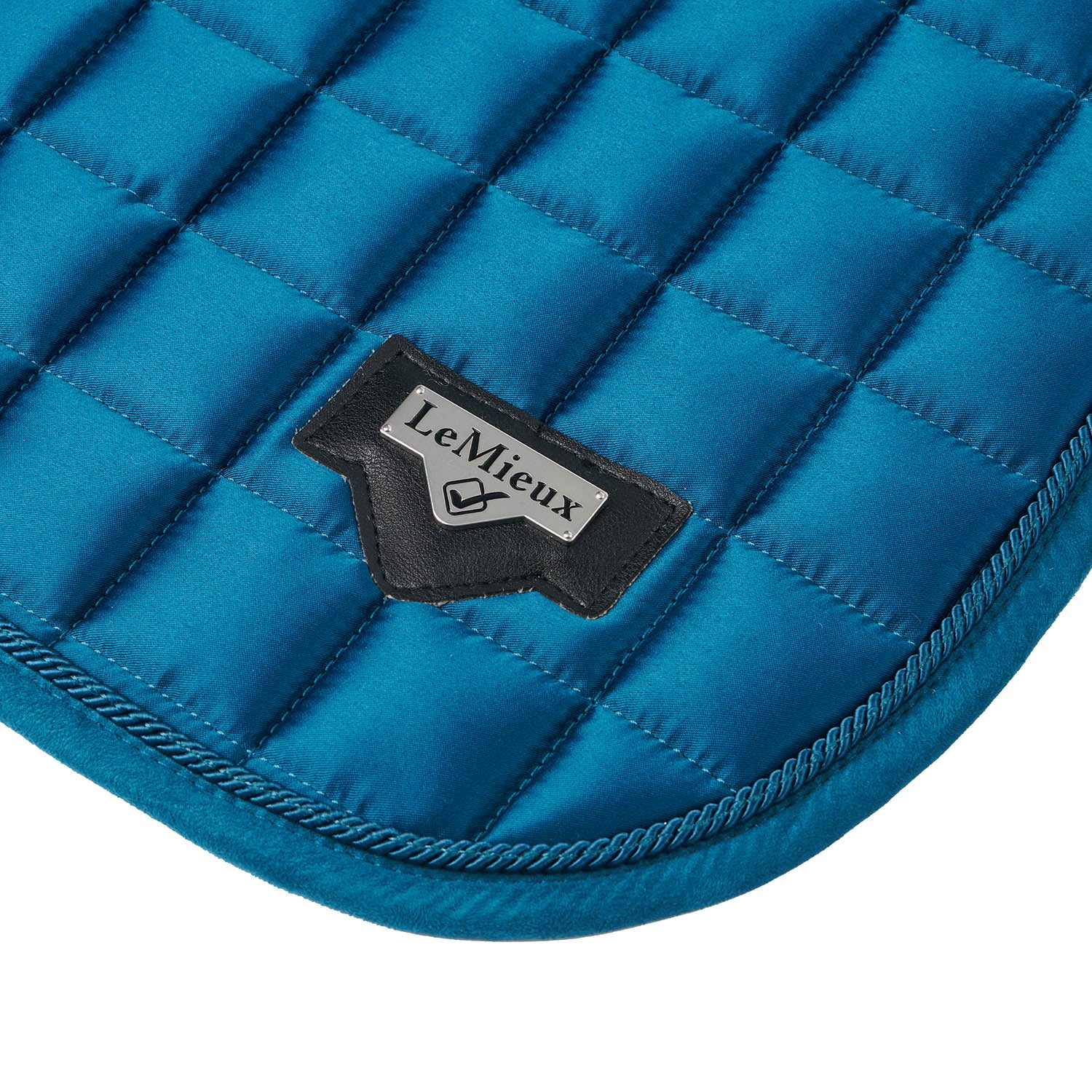 LeMieux saddle pad Loire Classic Satin Dressage Square marine