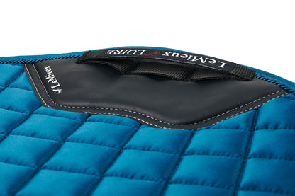 LeMieux Schabracke Loire Memory Satin Dressage Square marine