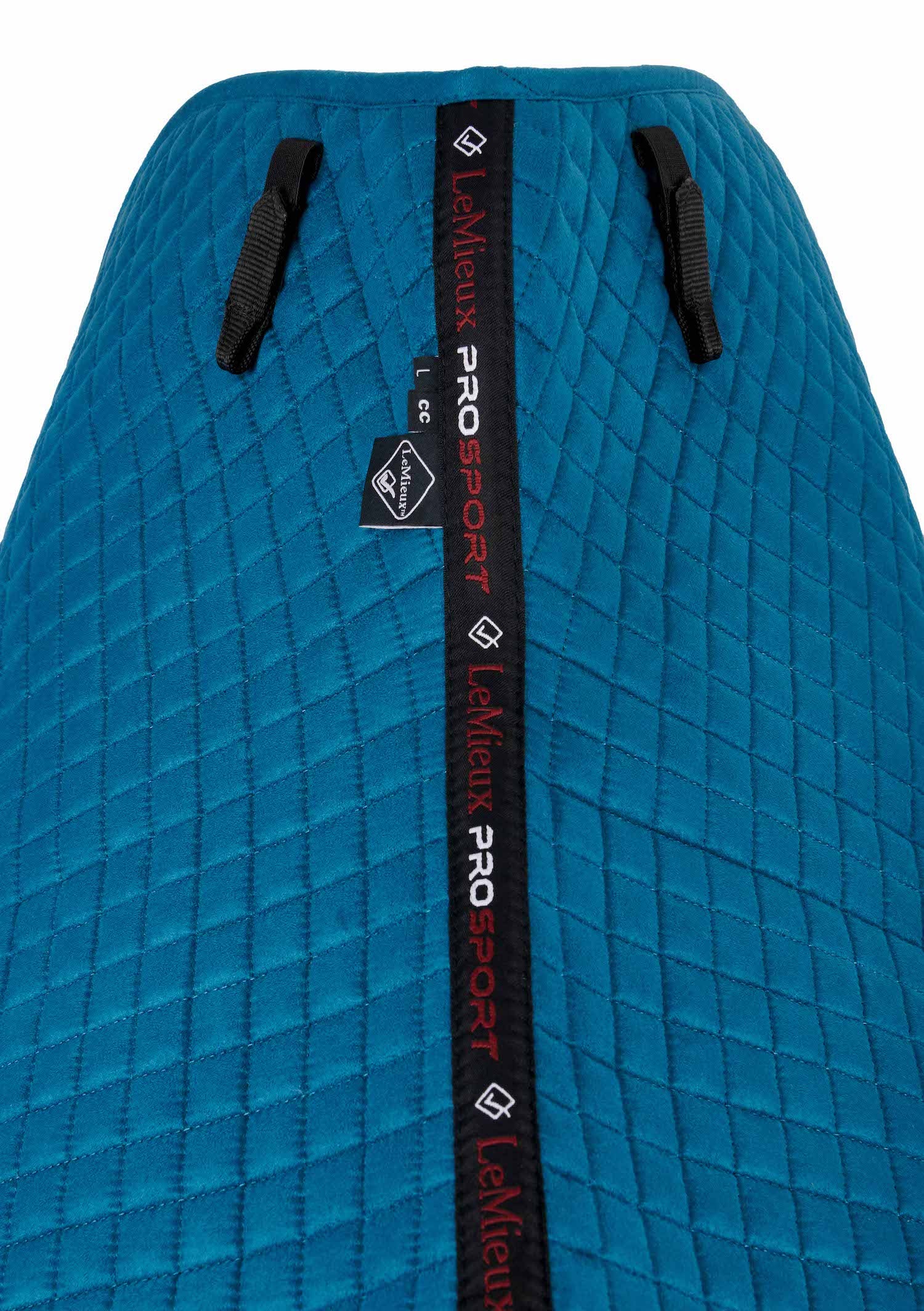 LeMieux Schabracke Luxury Suede Close Contact Square marine