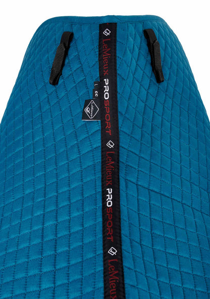 LeMieux Schabracke Luxury Suede Close Contact Square marine