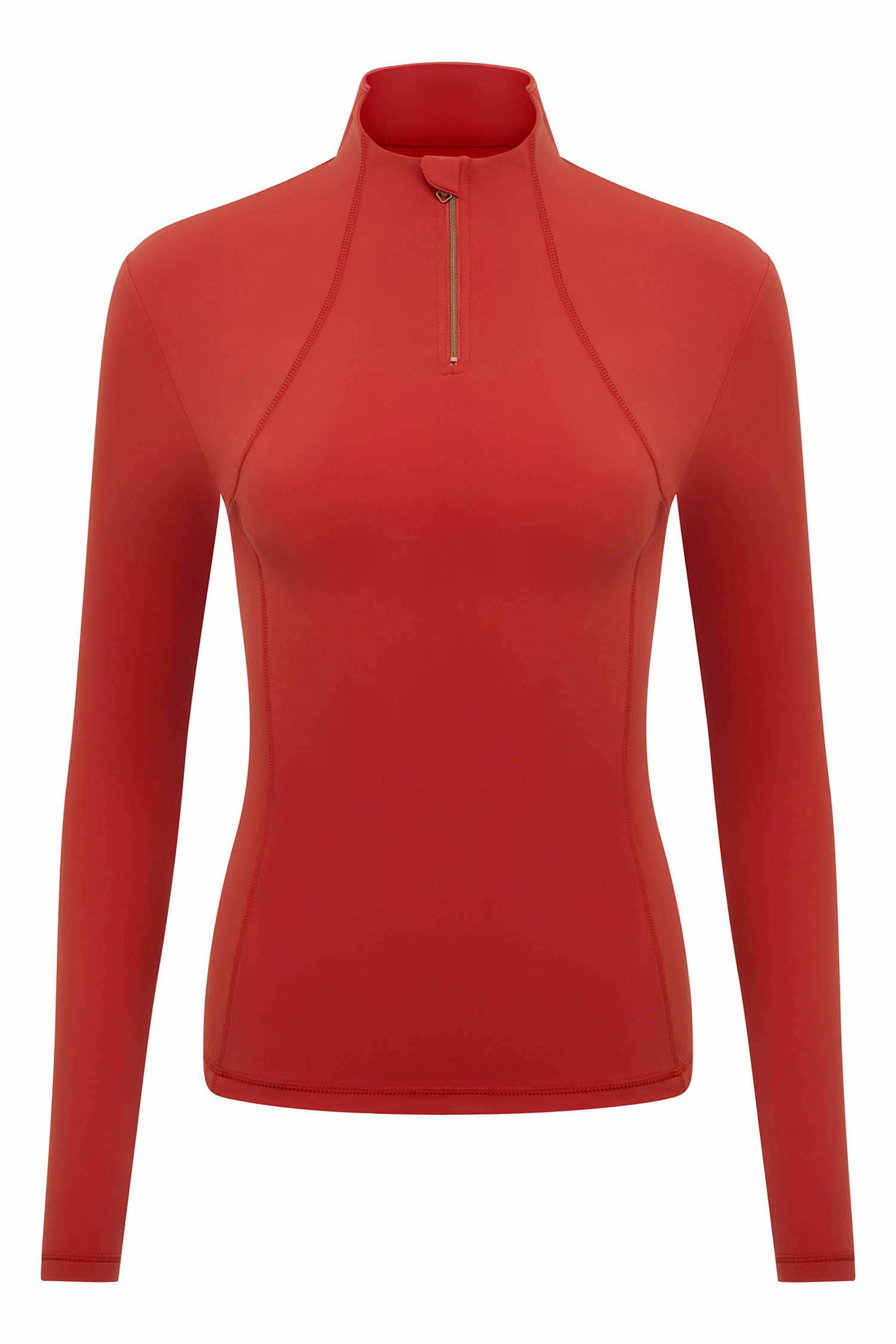 LeMieux Langarmshirt Liberte Zipped Neck Base Layer sienna