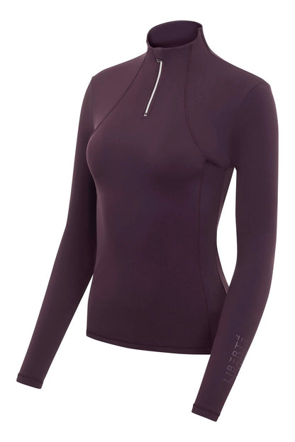 LeMieux Langarmshirt Liberte Zipped Neck Base Layer fig