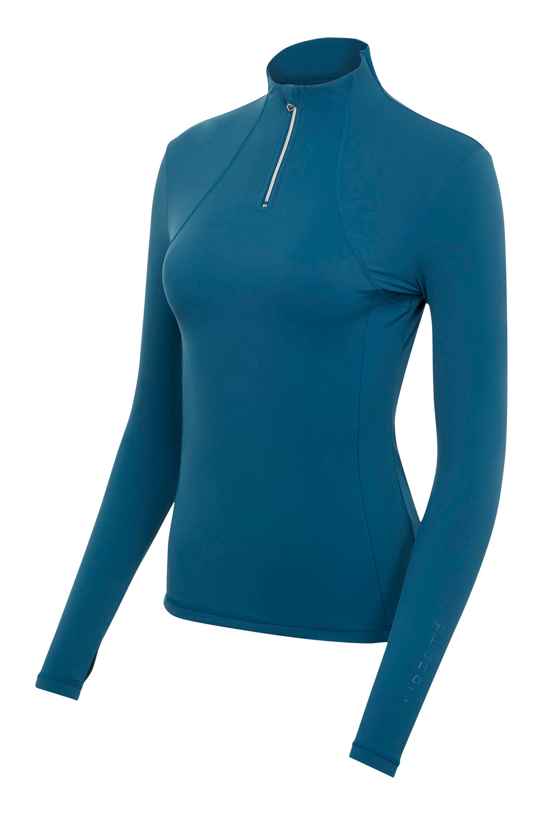 LeMieux Langarmshirt Liberte Zipped Neck Base Layer marine