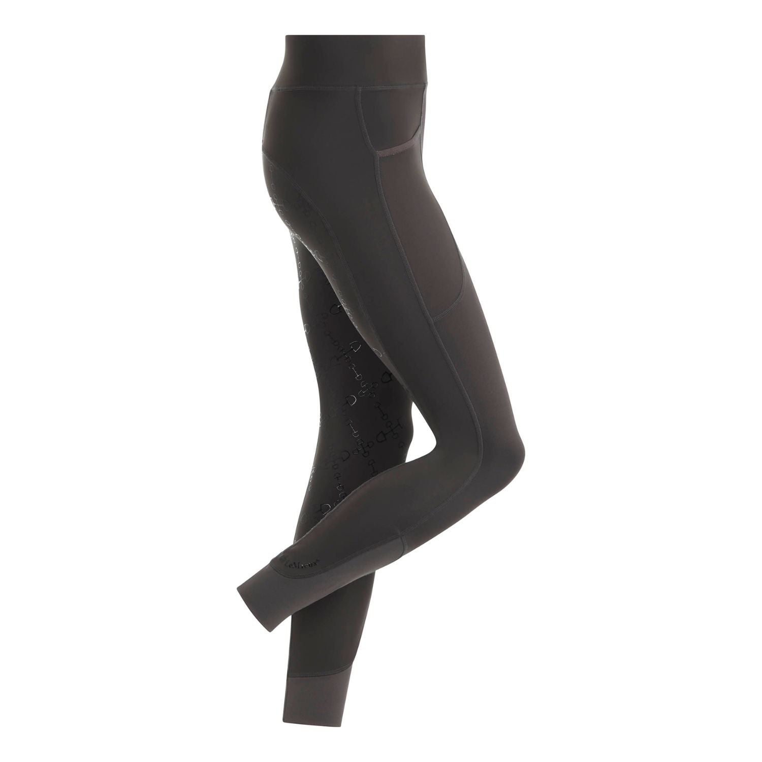 LeMieux riding leggings pull on breech silicone full seat liquorice
