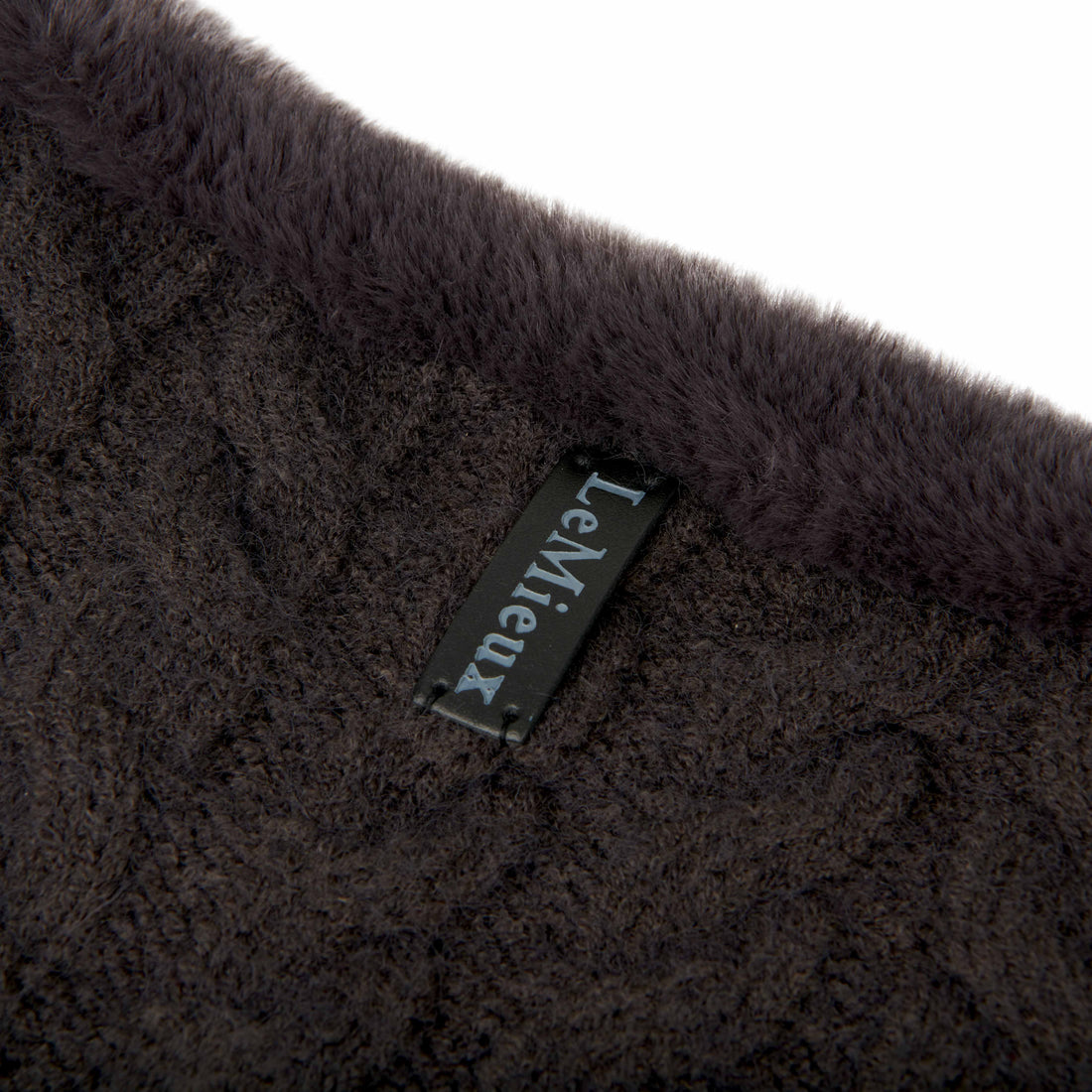 LeMieux Schlauchschal Cable Knit Snood liquorice