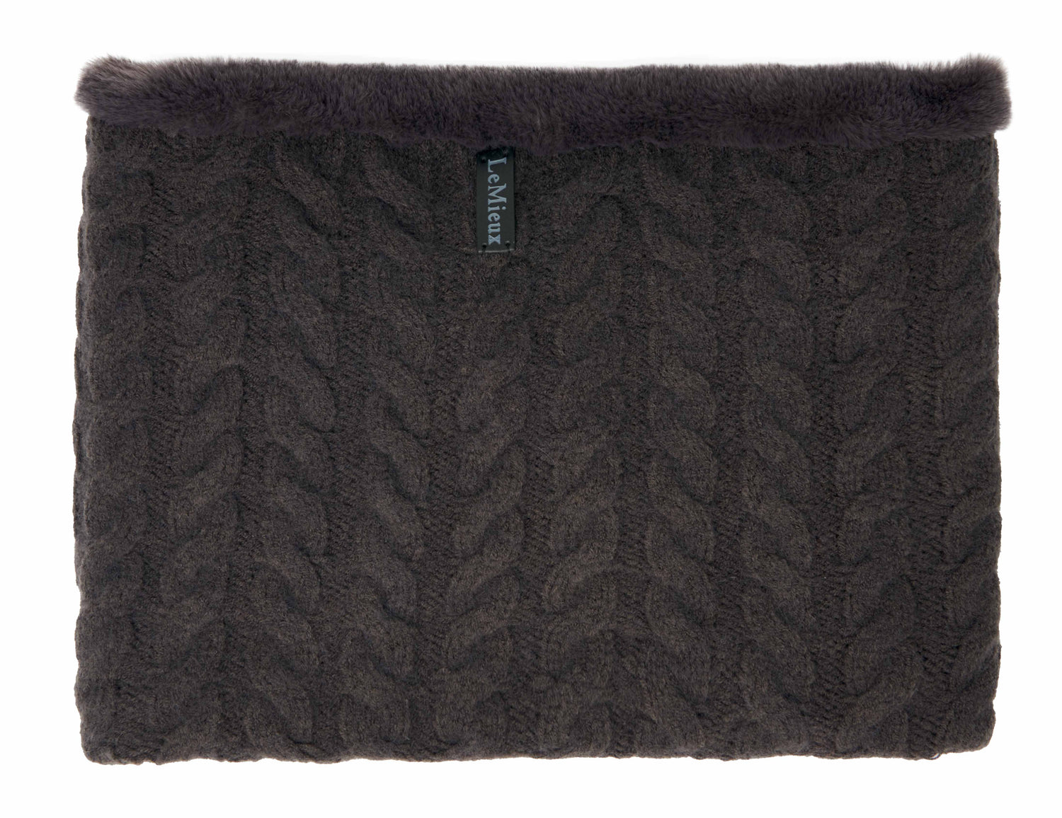 LeMieux Schlauchschal Cable Knit Snood liquorice