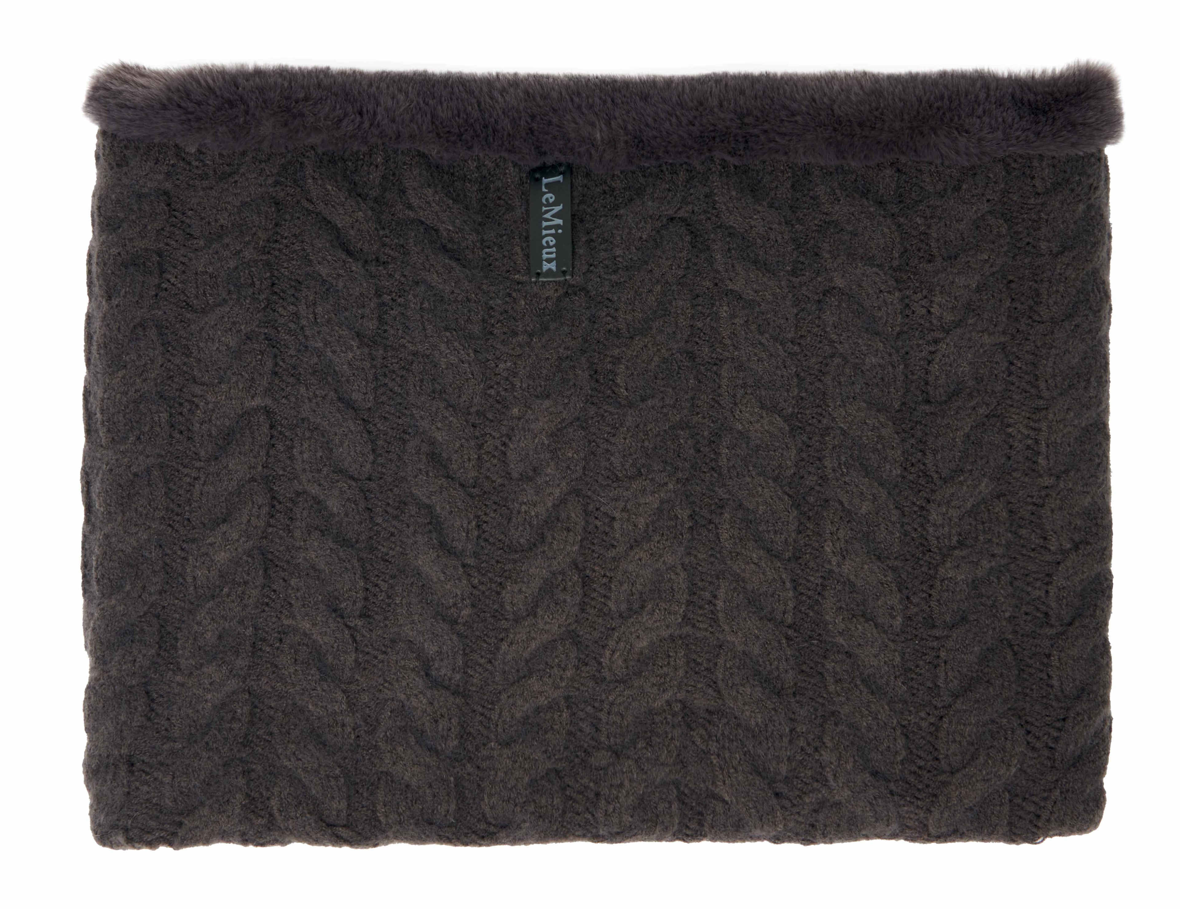 LeMieux Schlauchschal Cable Knit Snood liquorice