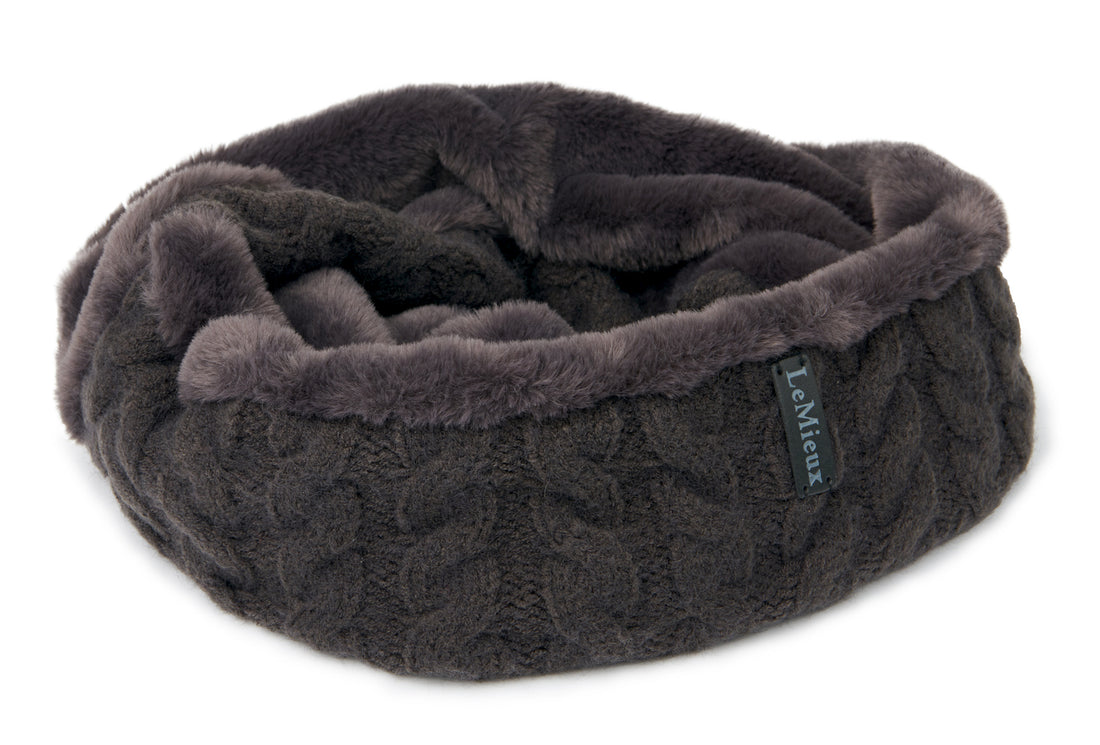 LeMieux Schlauchschal Cable Knit Snood liquorice