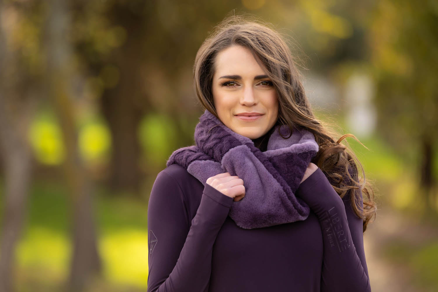 LeMieux Schlauchschal Cable Knit Snood fig