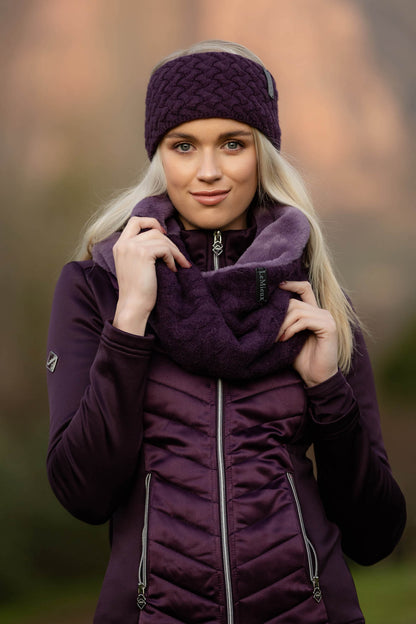 LeMieux Schlauchschal Cable Knit Snood fig