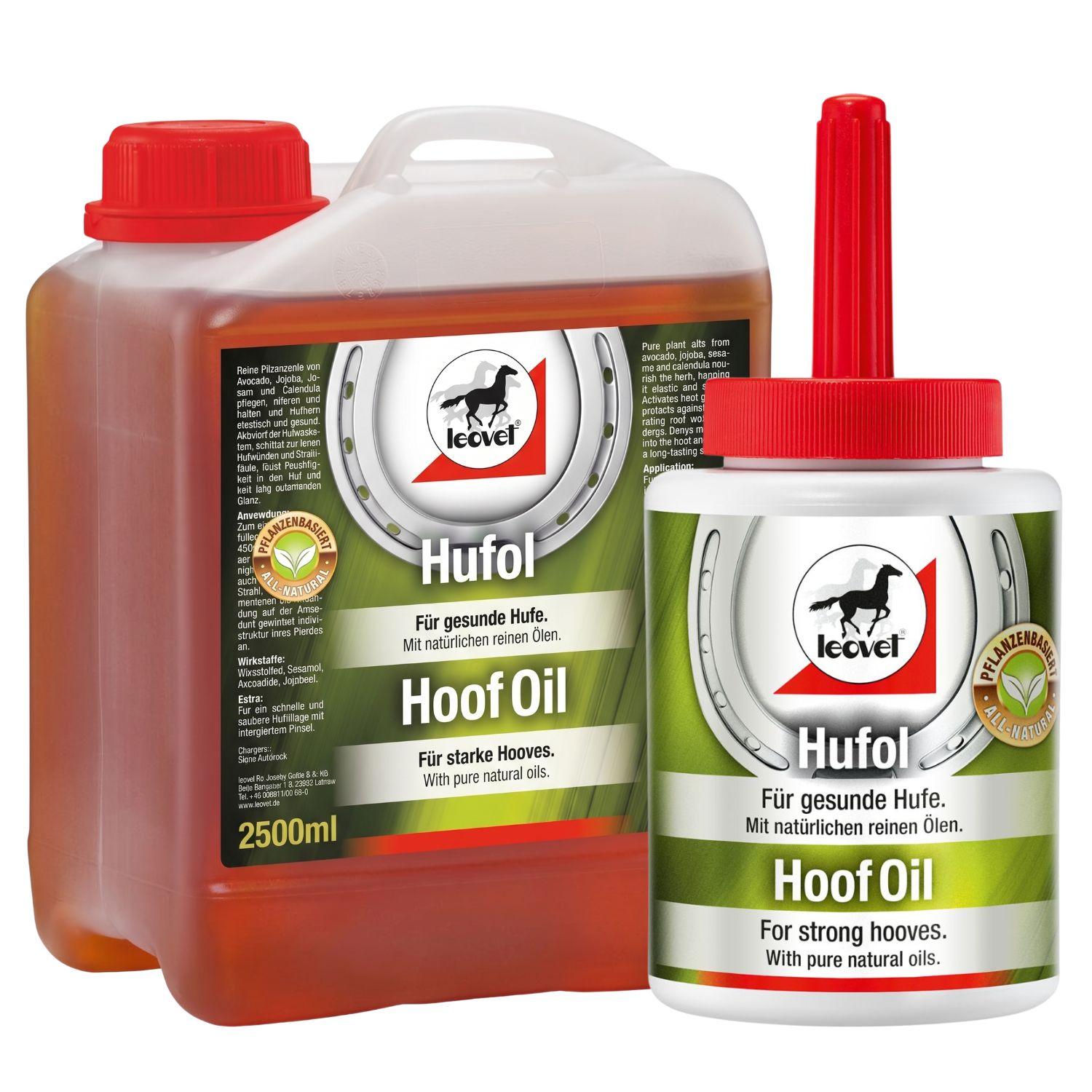 leovet Hufol Hoof Oil with pure oils for healthy hooves
