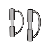 Winderen D-Ring Seitenteile für das Gel Bits System aus Edelstahl