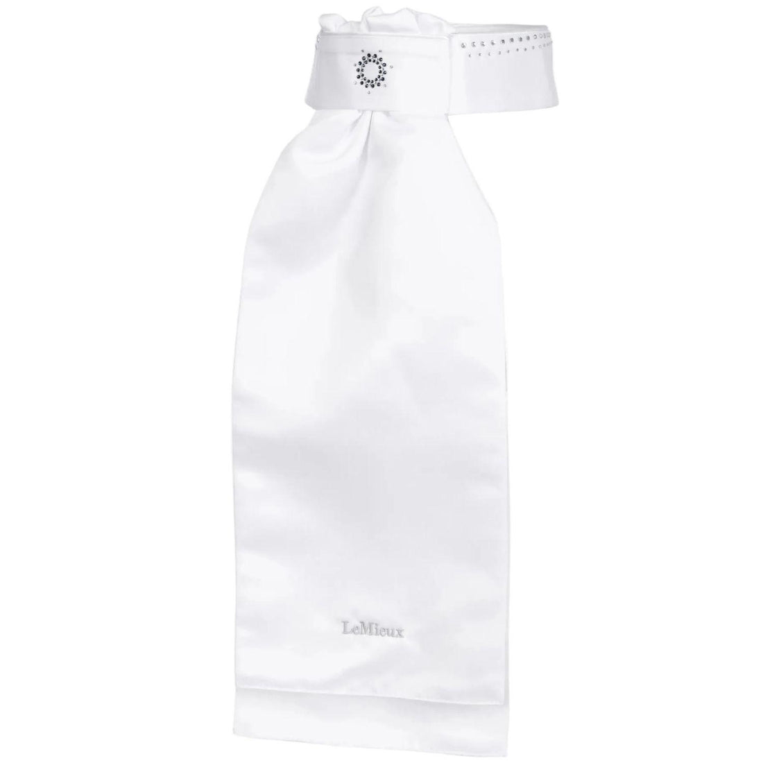LeMieux Plastron Brilliance Weiß Navy