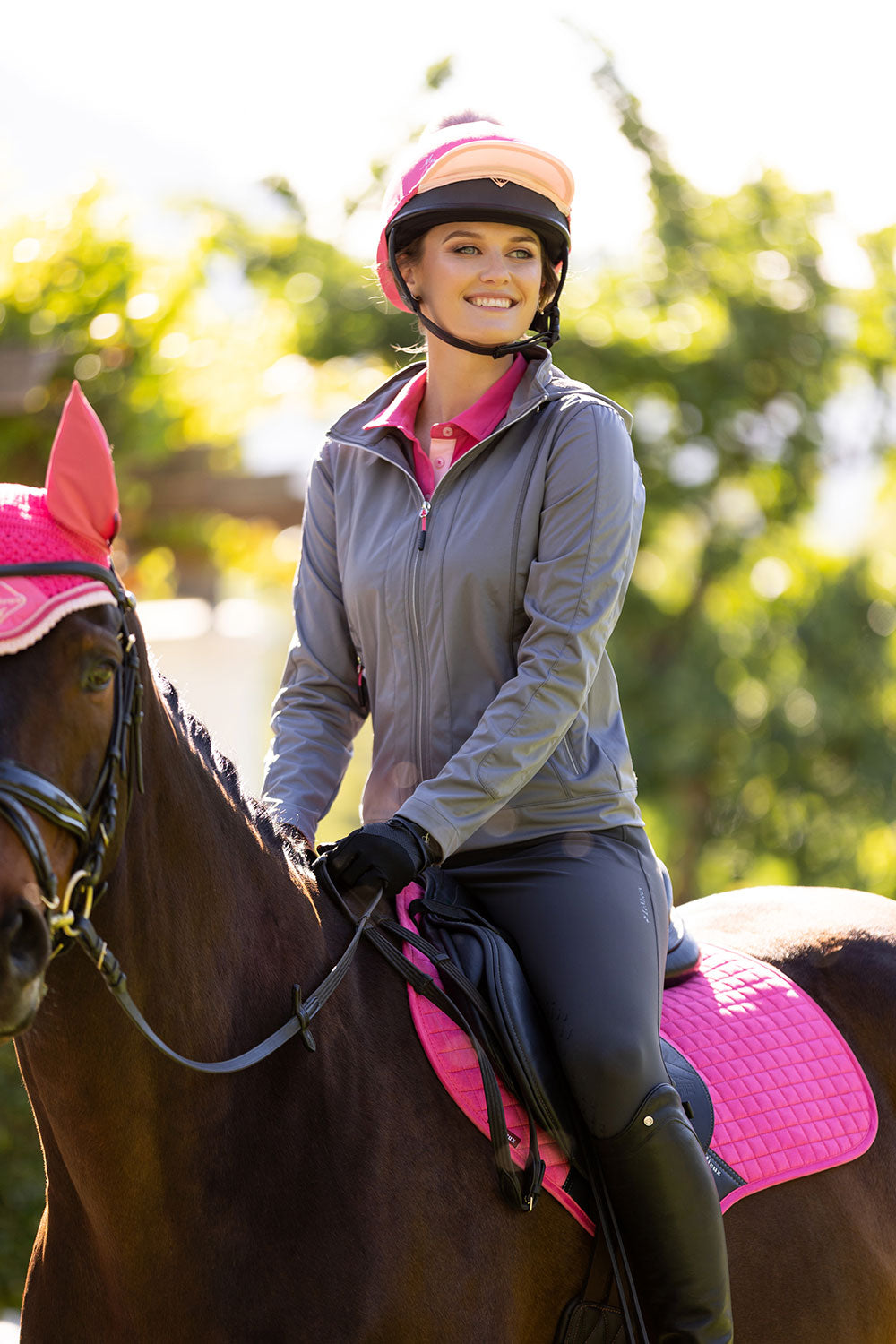 LeMieux Jacket Skyla Lightweight Jacket carbon gray