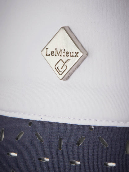 LeMieux Kurzarm Turniershirt Olivia Show Shirt Short Sleeve navy