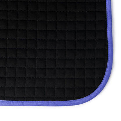 LeMieux saddle pad Luxury Suede Dressage Square bluebell