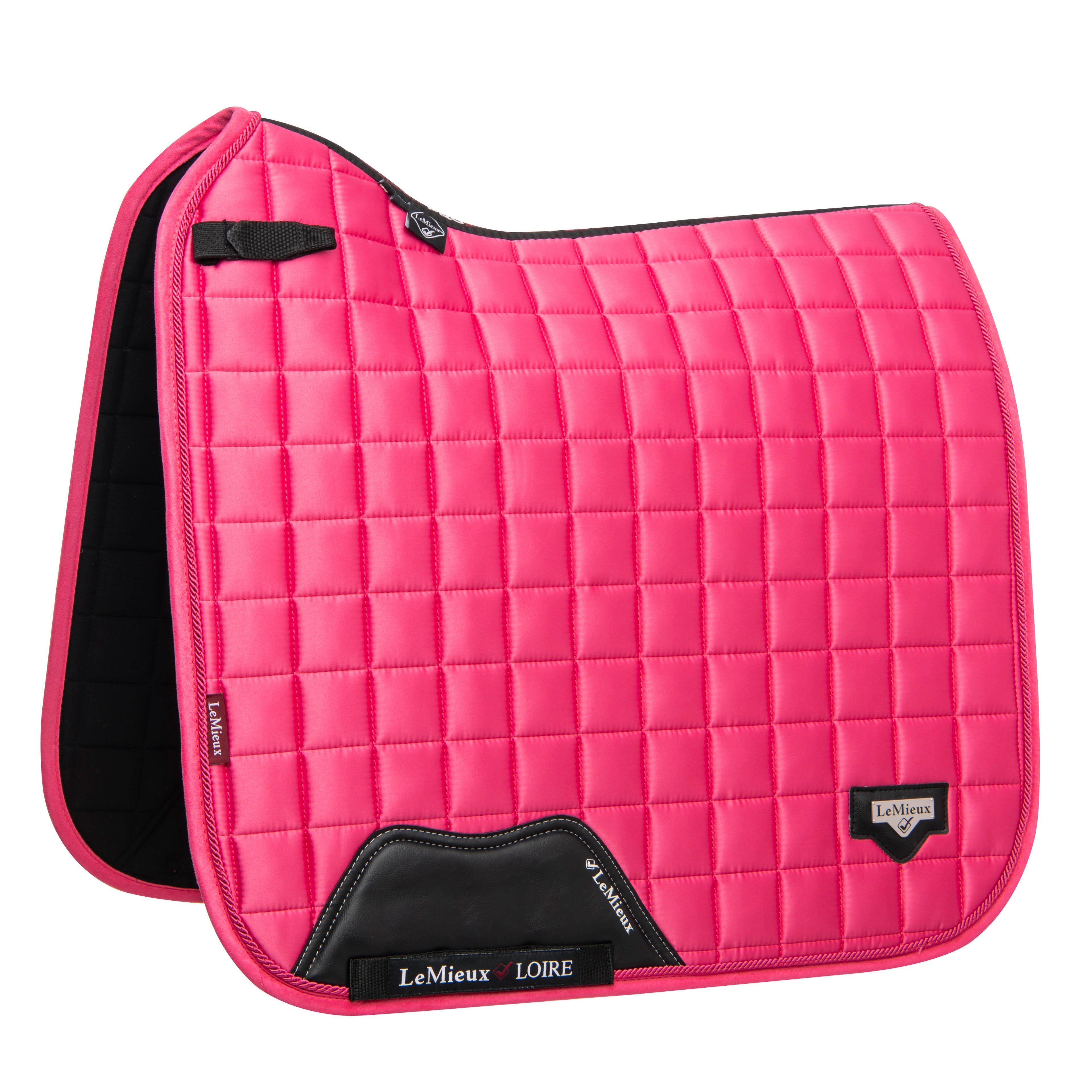 LeMieux Schabracke Loire Classic Satin Dressage Square watermelon