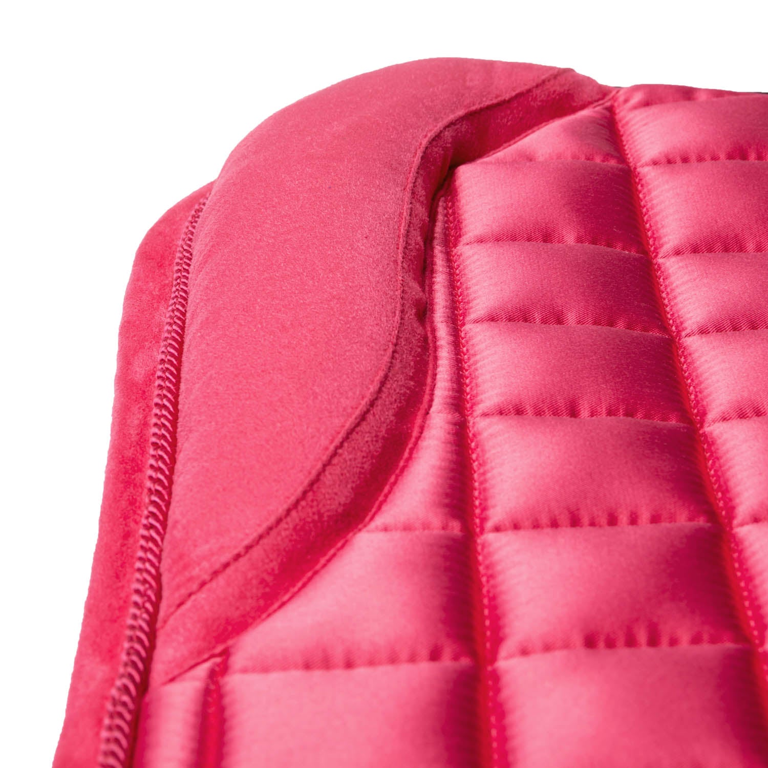 LeMieux saddle pad Loire Memory Satin Dressage Square watermelon