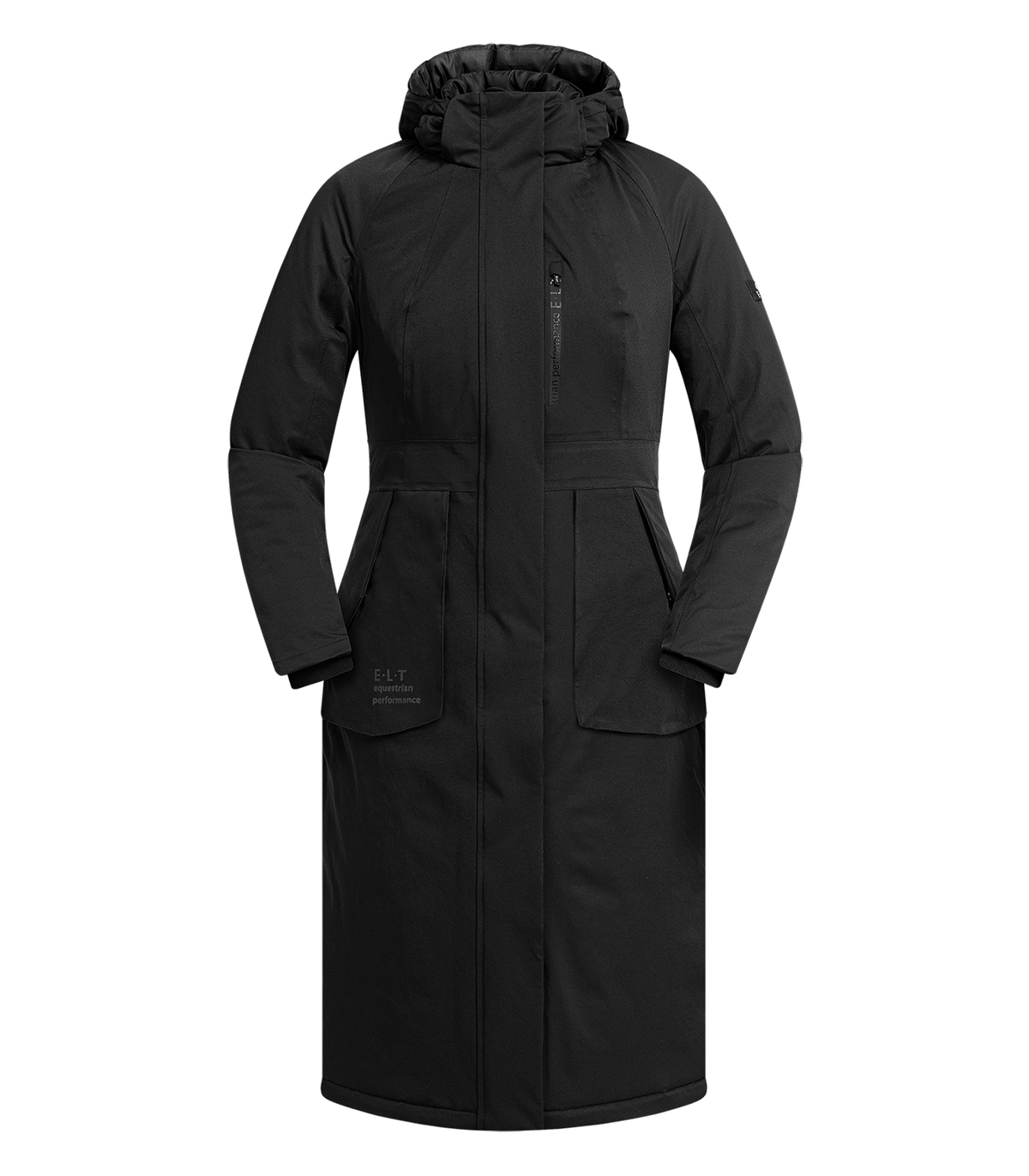 ELT Winter-Performance Reitmantel Opal in Schwarz, Ansicht 2