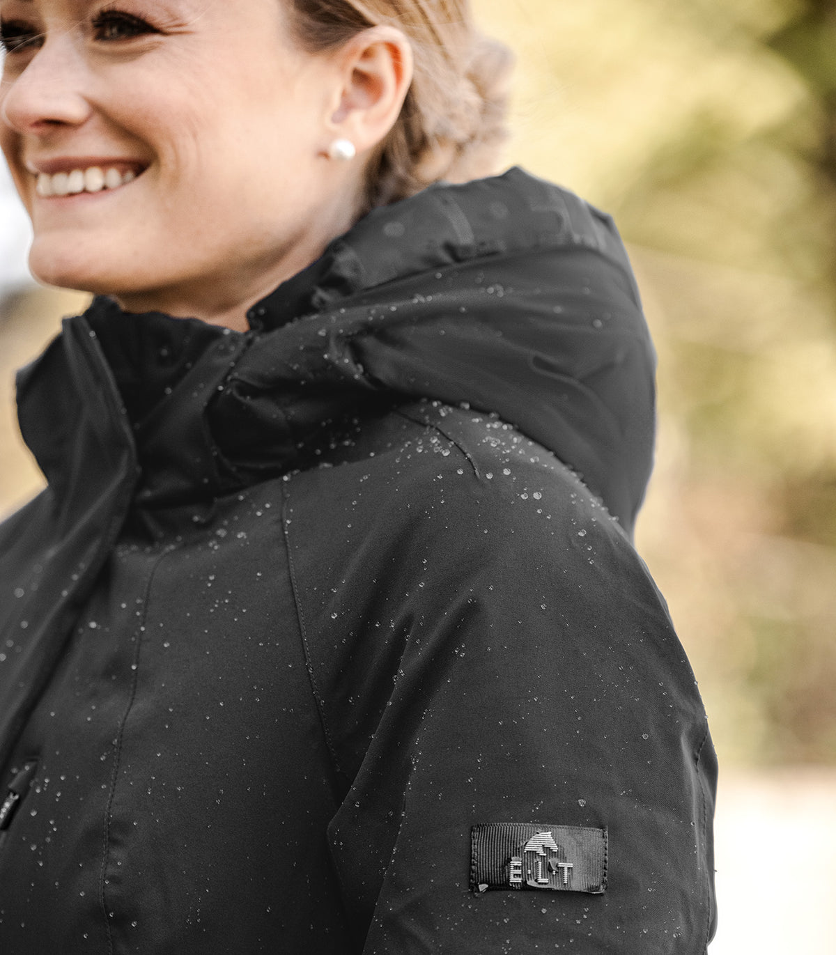 ELT Winter-Performance Reitmantel Opal in Schwarz, Ansicht 9