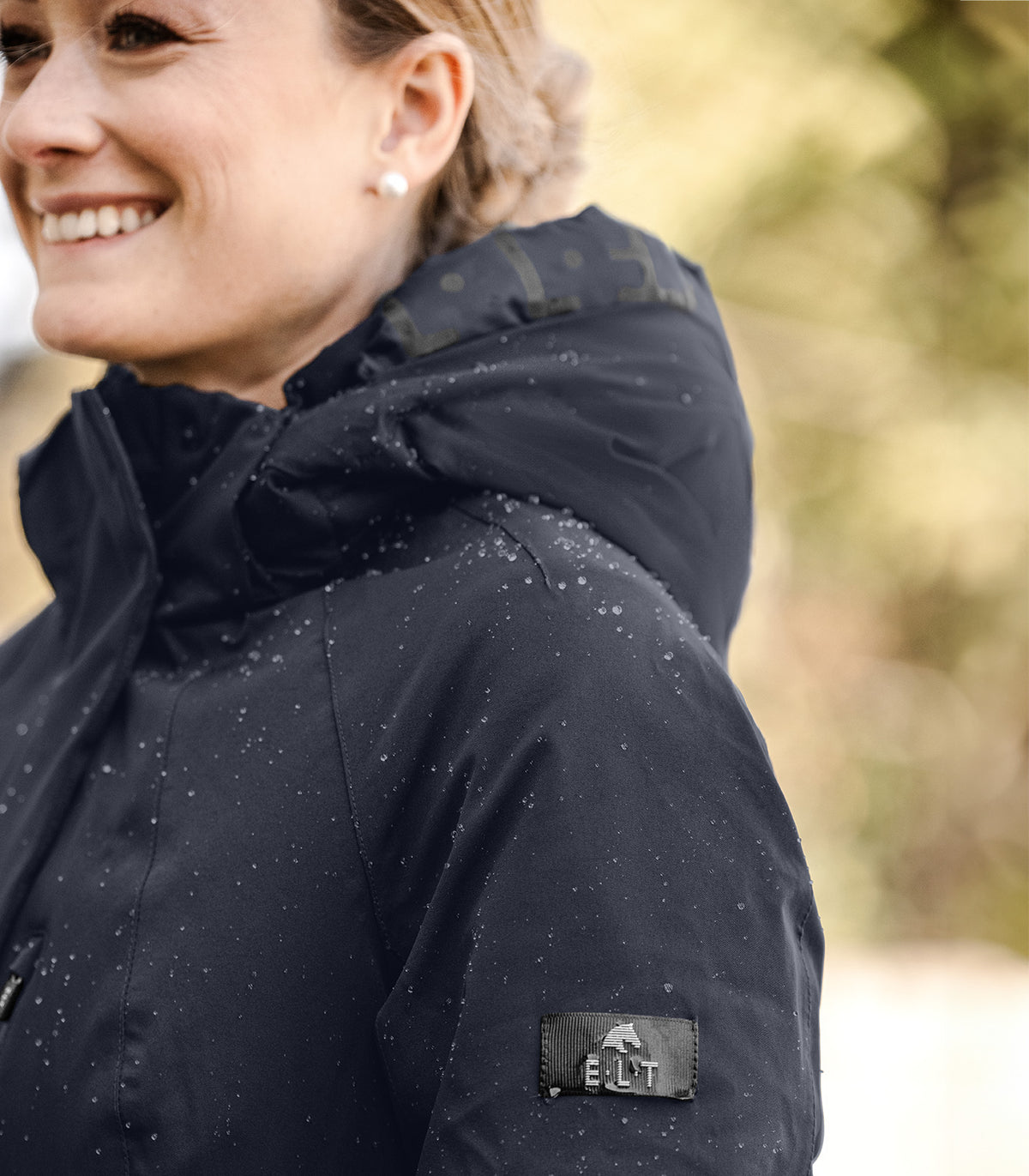 ELT Winter-Performance Reitmantel Opal in Tiefblau, Ansicht 7