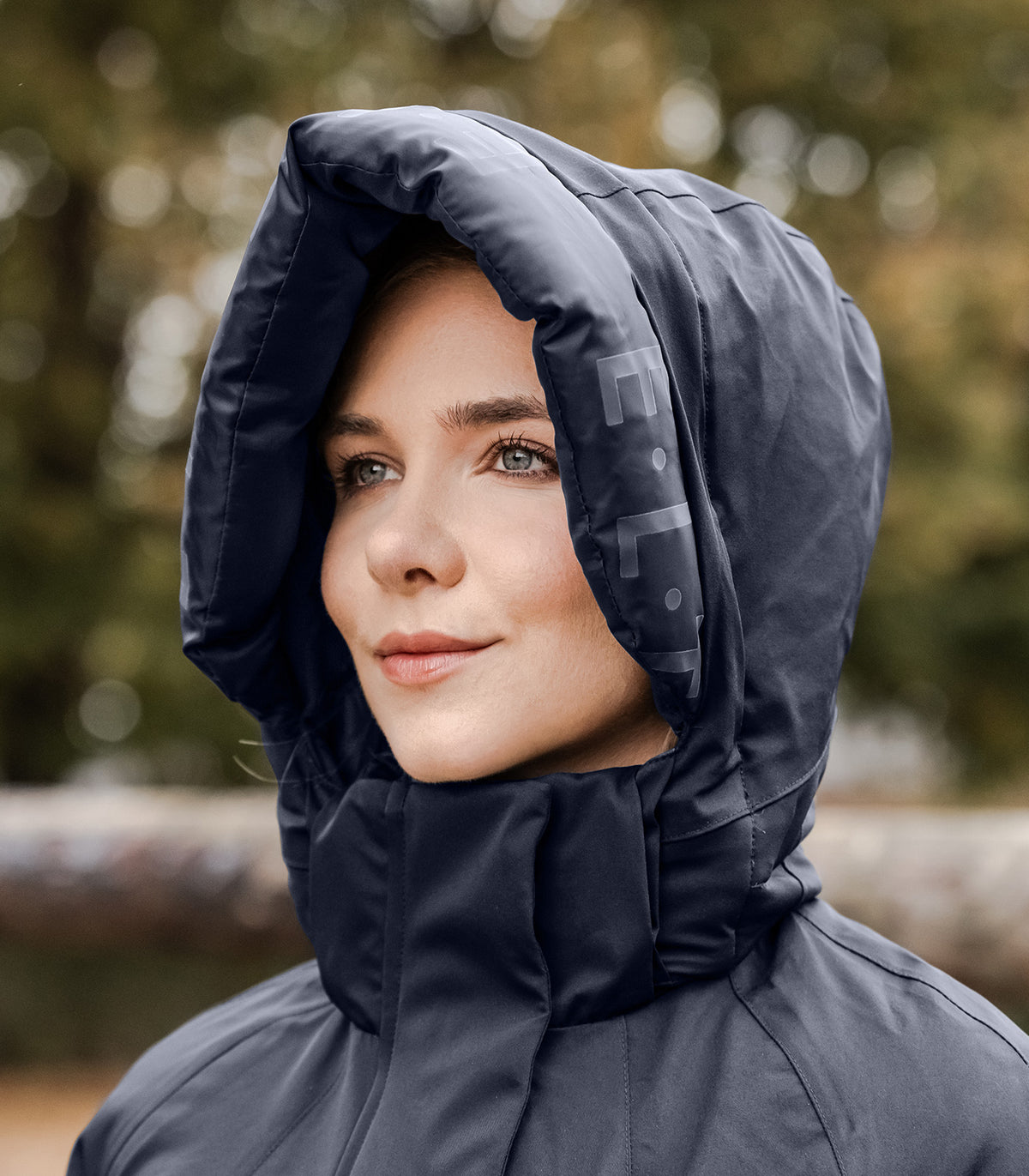 ELT Winter-Performance Reitmantel Opal in Tiefblau, Ansicht 10