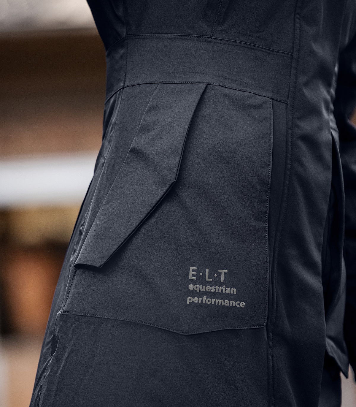 ELT Winter-Performance Reitmantel Opal in Tiefblau, Ansicht 13