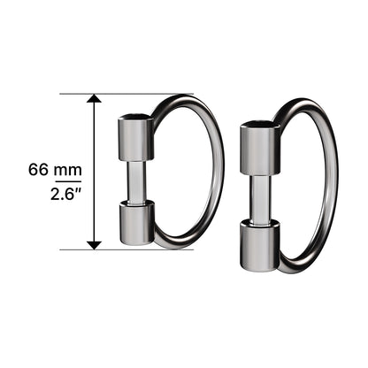 Winderen Olivenkopf-Ringe mit 66 mm Höhe