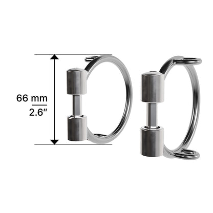 Winderen Olivenkopf-Aufziehtrense Ringe mit 66 mm Höhe