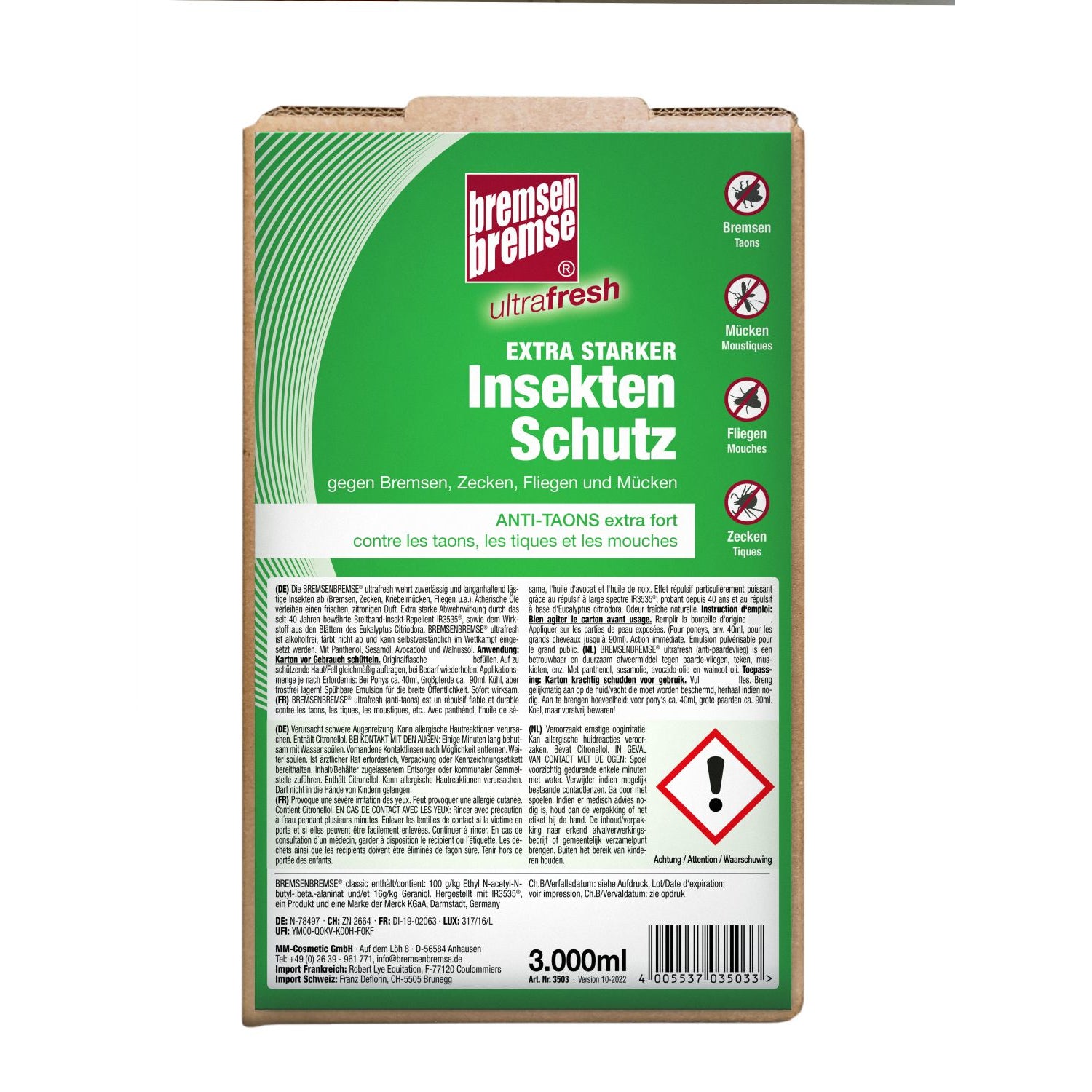 BREMSENBREMSE ultrafresh extra starker Insektenschutz
