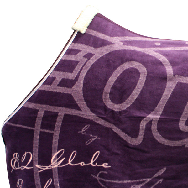 EQuest Abschwitzdecke Dralon Promotion EQ Globe aubergine