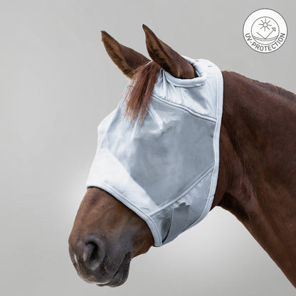 Waldhausen Premium Fly Mask without Ear Protection Silver-Grey