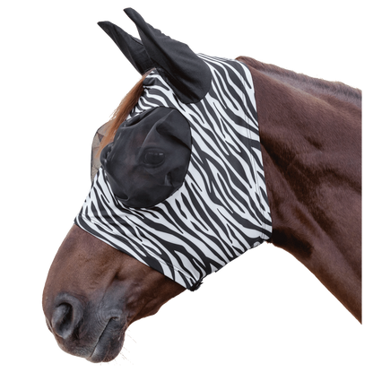Waldhausen Fliegenmaske Puck Zebra schwarz weiß