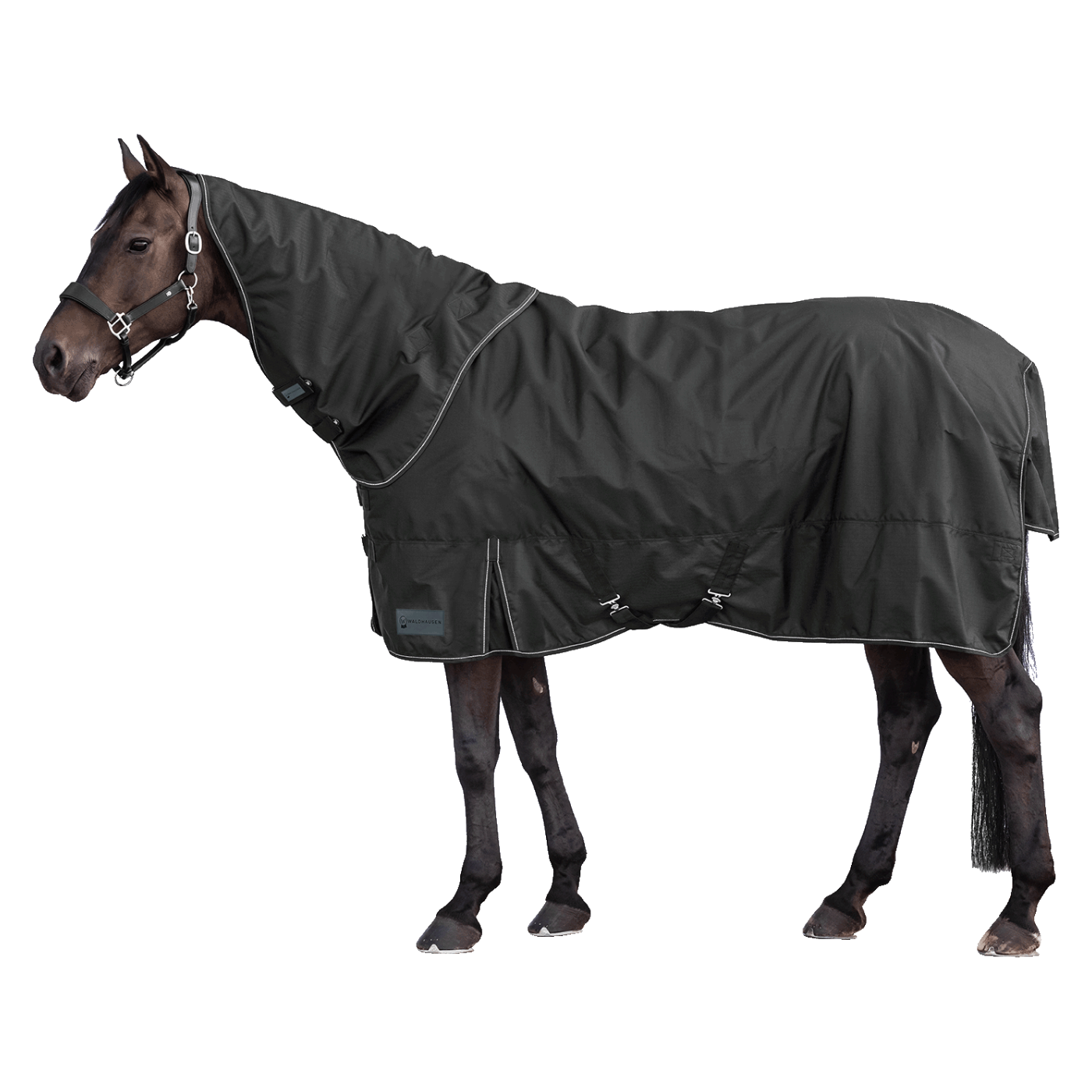 Waldhausen Outdoorhalsteil 600D 200 g Schwarz