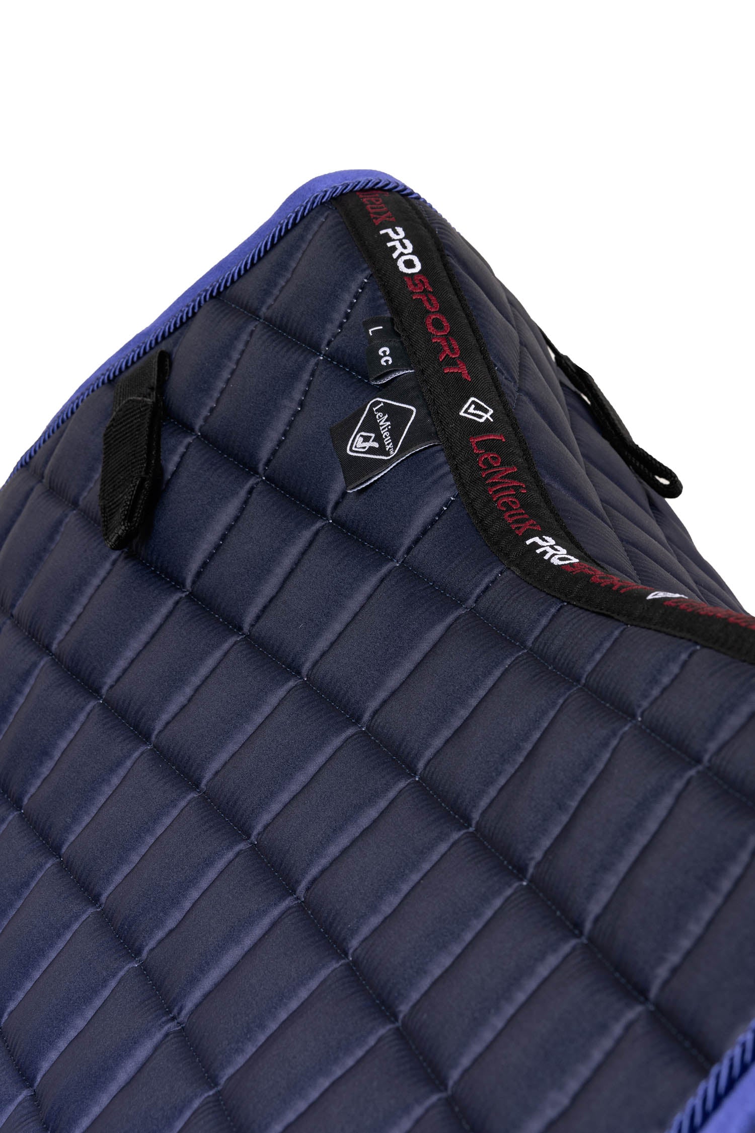 LeMieux Schabracke Spectrum Satin Close Contact Square bluebell