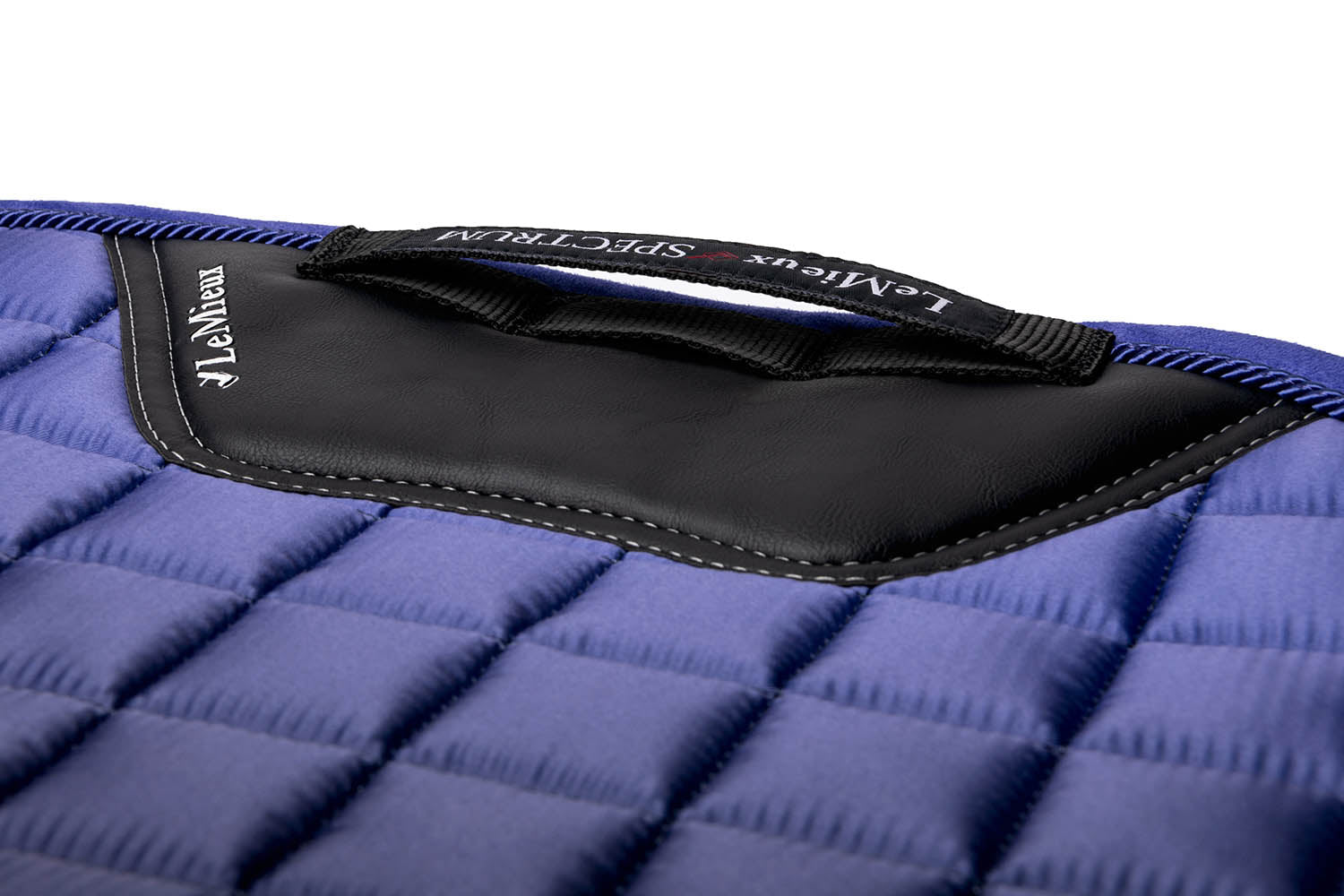 LeMieux Schabracke Spectrum Satin Dressage Square bluebell
