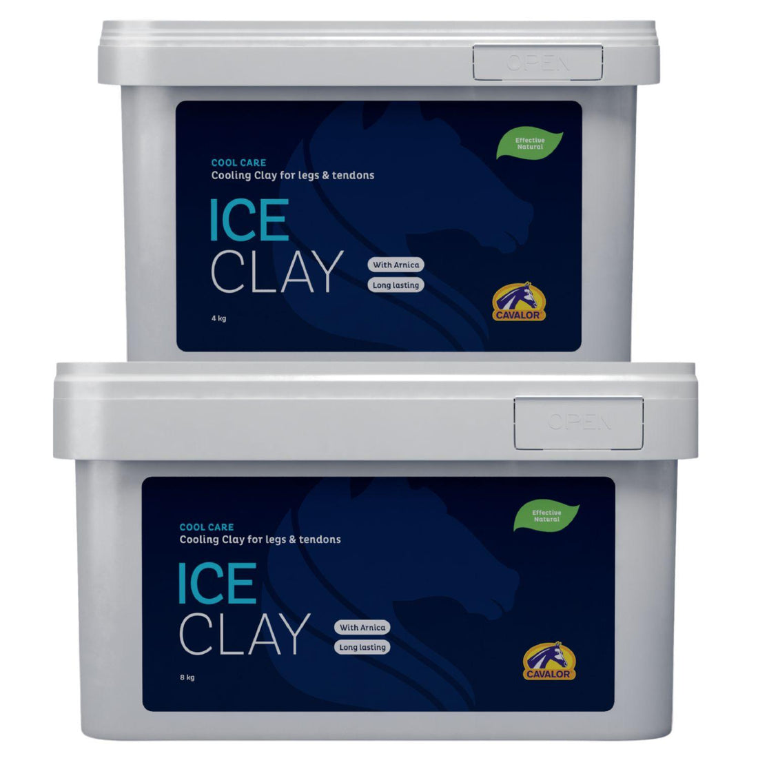 Cavalor Ice Clay Tonerde zur Pflege von beanspruchten Pferdebeinen