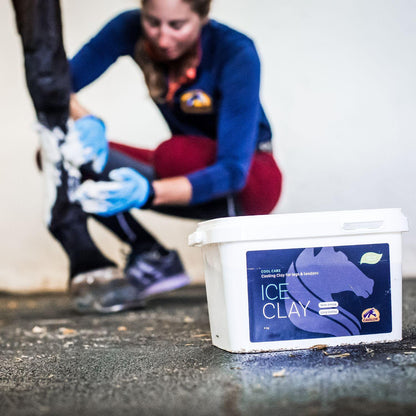 Cavalor Ice Clay Tonerde zur Pflege von beanspruchten Pferdebeinen